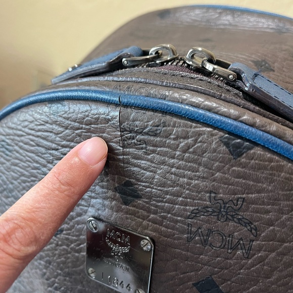 MCM LARGE BROWN VISETOS BACKPACK - Picture 10 of 16